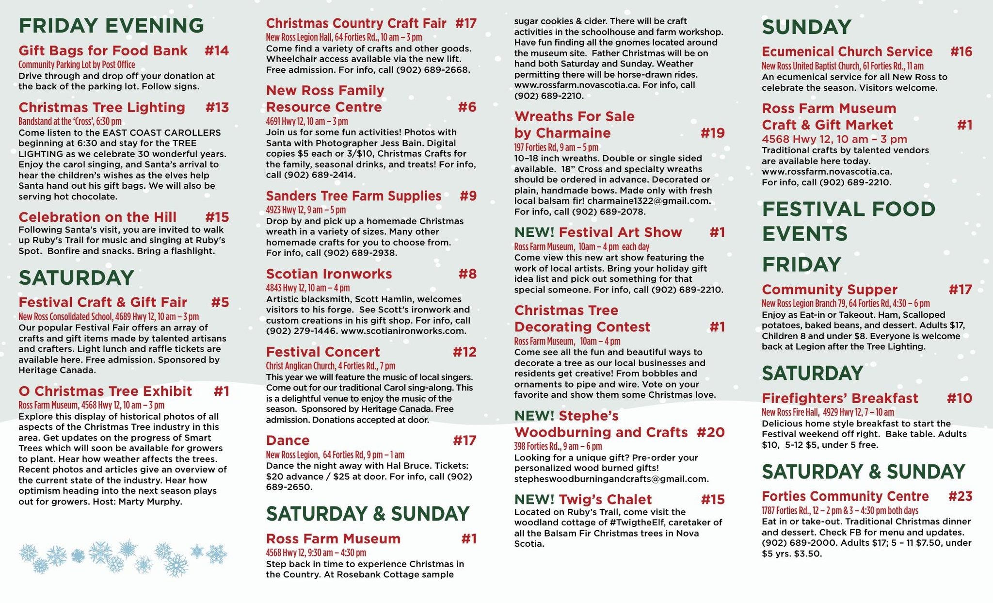 New Ross Christmas Festival schedule