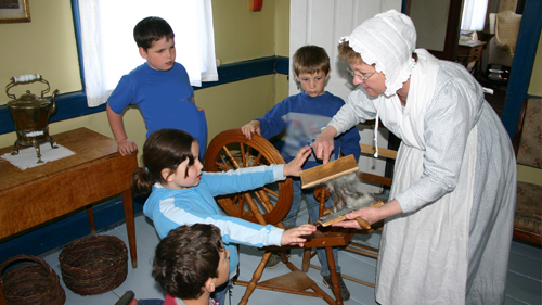 School Program Wool Processing