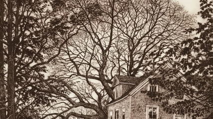 Anna Syperek. Old Friends-etching