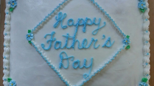 Father's Day cake.